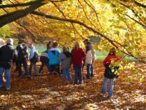 Schulklasse im Bürgerpark