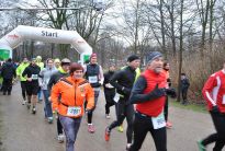 Start zum 1. AOK Winterlauf im Bremer Bürgerpark