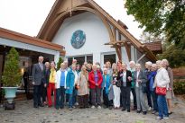 Teilnehmer des Maltreff 2018 mit dem Bürgerparkdirektor Tim Großmann (links)