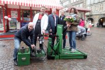 Große Aufwiegeaktion der Sparkasse Bremen bei der Bürgerpark-Tombola