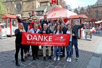 Das Team der Bürgerpark-Tombola sagt DANKE für das Rekordergebnis der Tombola-Saison 2019, Foto: Martin Rospek