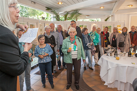 Ausstellungseröffnung Maltreff im Foyer der Meierei