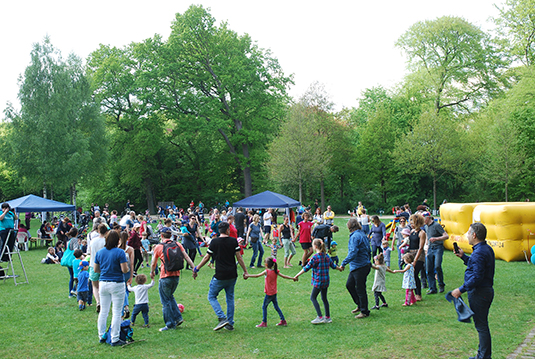 Mitmachlieder beim Spieltreff